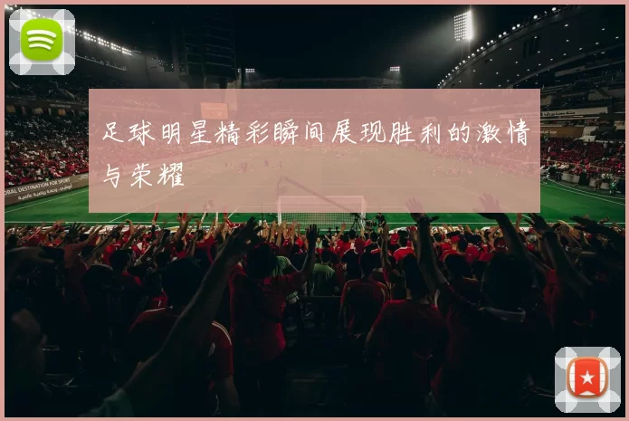 足球明星精彩瞬间展现胜利的激情与荣耀